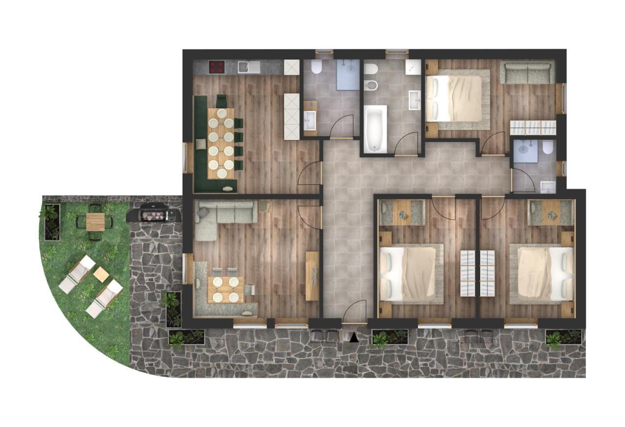 Apartments La Rives Santa Cristina Val Gardena Exterior foto